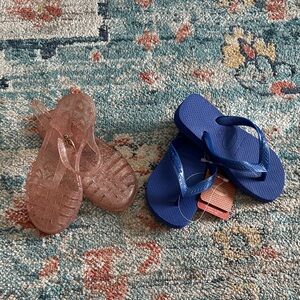 Havaianas Kids Sandals in Pink and Blue